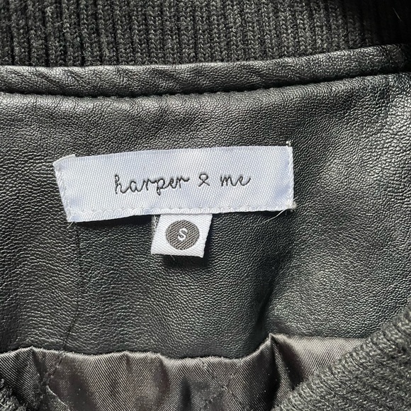 Vegan Leather Jacket - Picture 3 of 3